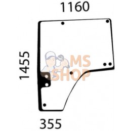 Door glass left | JOHN DEERE Door glass left | JOHN DEEREPR#1089794