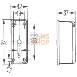 Feu de gabarit | HELLA Feu de gabarit | HELLAPR#511720