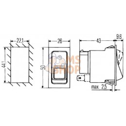 Interrupteur | HELLA Interrupteur | HELLAPR#522766
