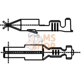 Clip pour languette JT 0,5-1 m | HELLA Clip pour languette JT 0,5-1 m | HELLAPR#523046