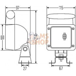 Phare de travail Ultra Beam | HELLA Phare de travail Ultra Beam | HELLAPR#511405