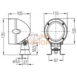 Phare de travail | HELLA Phare de travail | HELLAPR#511454