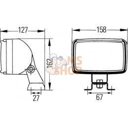 Phare de travail Double Beam Hella | HELLA Phare de travail Double Beam Hella | HELLAPR#511420