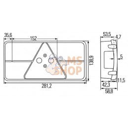 Feu arrière droit Hella | HELLA Feu arrière droit Hella | HELLAPR#511423