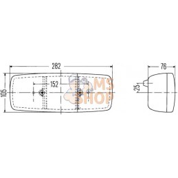 Feu arrière gauche Hella 4 fonctions | HELLA Feu arrière gauche Hella 4 fonctions | HELLAPR#511518