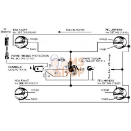 Feu de direction et de position 18/3W, rond, 12V, ambre/transparent, Ø 80mm, Hella | HELLA Feu de direction et de position 18/3W