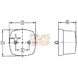 Feu de gabarit Hella | HELLA Feu de gabarit Hella | HELLAPR#511708