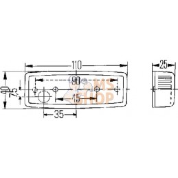 Feu de gabarit Hella | HELLA Feu de gabarit Hella | HELLAPR#511718