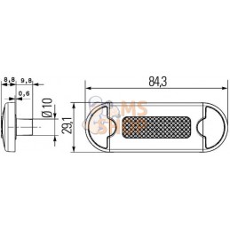 Feu de gabarit LED blanc | HELLA Feu de gabarit LED blanc | HELLAPR#923698