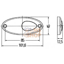 Feu de gabarit Hella | HELLA Feu de gabarit Hella | HELLAPR#511595