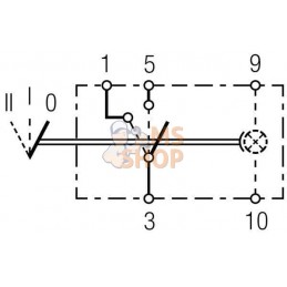 Interrupteur II-I-0 sans ampoule | HELLA Interrupteur II-I-0 sans ampoule | HELLAPR#522703