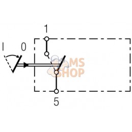 Interrupteur I->0,  commutateur à bascule | HELLA Interrupteur I->0,  commutateur à bascule | HELLAPR#522746