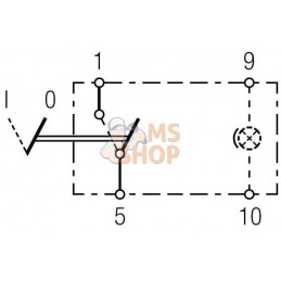 Interrupteur S 23 I-0 | HELLA Interrupteur S 23 I-0 | HELLAPR#522704