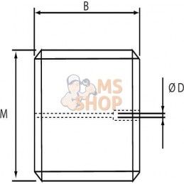 Vis de réglage M10 Ø 0,4 mm La | HA-STOCKER Vis de réglage M10 Ø 0,4 mm La | HA-STOCKERPR#773602