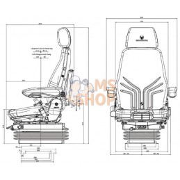 Siège Actimo XL 24V | GRAMMER Siège Actimo XL 24V | GRAMMERPR#908573