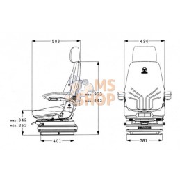 Siège Actimo M PVC (sup.l.com) | GRAMMER Siège Actimo M PVC (sup.l.com) | GRAMMERPR#980884