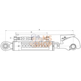 Barre de poussée hydraulique | KRAMP Barre de poussée hydraulique | KRAMPPR#706626