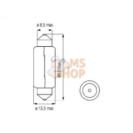 Ampoule 24V 18W SV8,5 | KRAMP Ampoule 24V 18W SV8,5 | KRAMPPR#774974