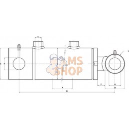 Vérin DE D60-100-1000 série ST | KRAMP Vérin DE D60-100-1000 série ST | KRAMPPR#506222