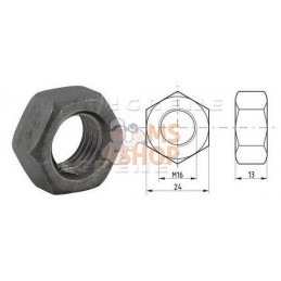 Écrou hexagonal DIN934 M16x2.00 Acier classe 8 Kramp | KRAMP Écrou hexagonal DIN934 M16x2.00 Acier classe 8 Kramp | KRAMPPR#5092