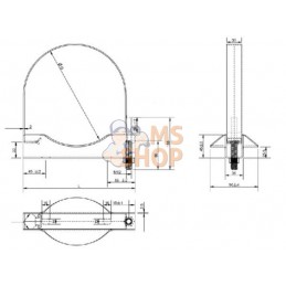 Bande serrage réservoir 246mm | KRAMP Bande serrage réservoir 246mm | KRAMPPR#649581