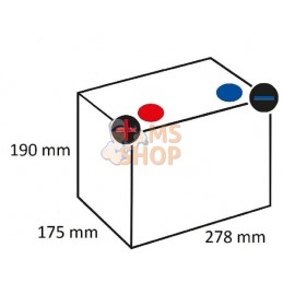 Batterie 12V 70Ah 640A Kramp | KRAMP Batterie 12V 70Ah 640A Kramp | KRAMPPR#506662