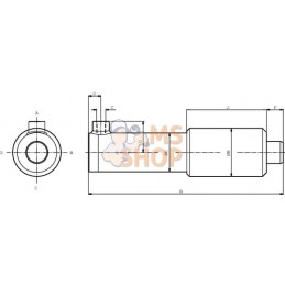 Verin simple effet D60-300 | KRAMP Verin simple effet D60-300 | KRAMPPR#843161