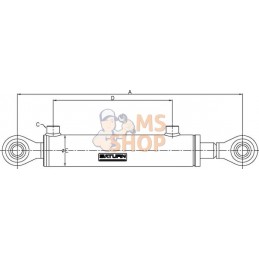 Barre de poussée hydraulique cat 1/1 | KRAMP Barre de poussée hydraulique cat 1/1 | KRAMPPR#706631