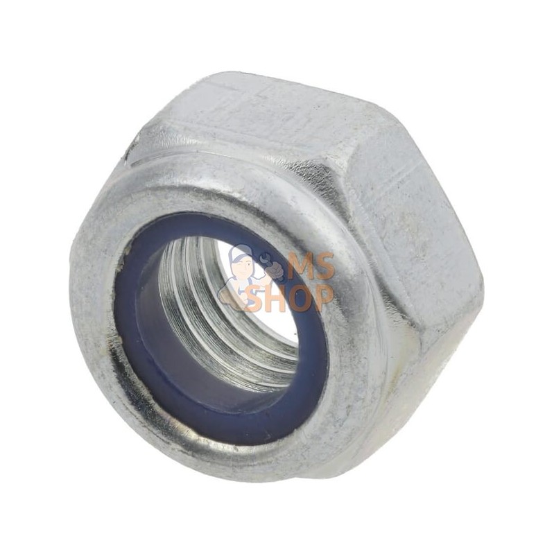 Ecrou hexagonal autobloquant à bague nylon DIN985 M16x2.00 Kramp | KRAMP Ecrou hexagonal autobloquant à bague nylon DIN985 M16x2