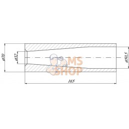 Douille conique pour dent Ø50 mm | KRAMP Douille conique pour dent Ø50 mm | KRAMPPR#507113