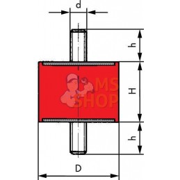 Silent bloc SS TYPE A | KRAMP Silent bloc SS TYPE A | KRAMPPR#799417