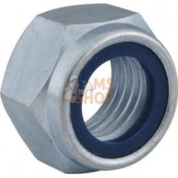 Ecrou hexagonal autobloquant à bague nylon DIN985 M8x1.25 Kramp | KRAMP Ecrou hexagonal autobloquant à bague nylon DIN985 M8x1.2