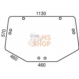 Vitre arrière, partie sup. | KRAMP Vitre arrière, partie sup. | KRAMPPR#506702