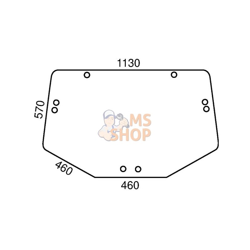Vitre arrière, partie sup. | KRAMP Vitre arrière, partie sup. | KRAMPPR#506702
