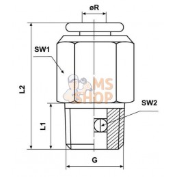 Embout à enfoncer droit 4 mm | KRAMP Embout à enfoncer droit 4 mm | KRAMPPR#649375