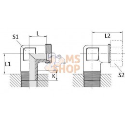 Equerre mâle | KRAMP Equerre mâle | KRAMPPR#649293