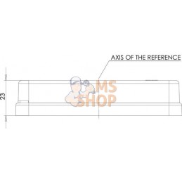 Feu arrière multifonction LED rectangle universel, 12-24V, 107.4x46.7x23mm, Kramp | KRAMP Feu arrière multifonction LED rectangl