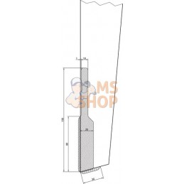 Dent de herse carb. LMC D. adapt. sur Kuhn | KRAMP Dent de herse carb. LMC D. adapt. sur Kuhn | KRAMPPR#776581