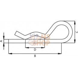 Goupille Beta 2mm Kramp | KRAMP Goupille Beta 2mm Kramp | KRAMPPR#705597