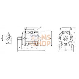 Moteur électrique 2,2 kW | KRAMP Moteur électrique 2,2 kW | KRAMPPR#506294