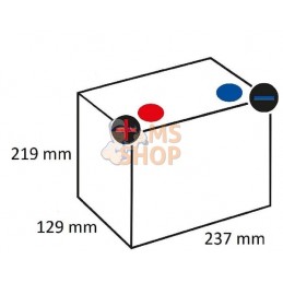 Batterie 12V 45Ah 350A Kramp | KRAMP Batterie 12V 45Ah 350A Kramp | KRAMPPR#506739