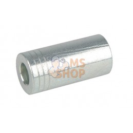 Jupe à sertir Ø12x25mm DN10,5 acier / zingué / blanc passivé Kramp | KRAMP Jupe à sertir Ø12x25mm DN10,5 acier / zingué / blanc 