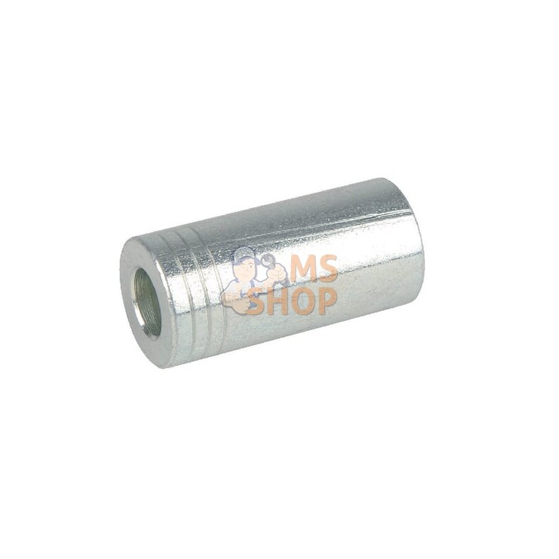 Jupe à sertir Ø12x25mm DN10,5 acier / zingué / blanc passivé Kramp | KRAMP Jupe à sertir Ø12x25mm DN10,5 acier / zingué / blanc 