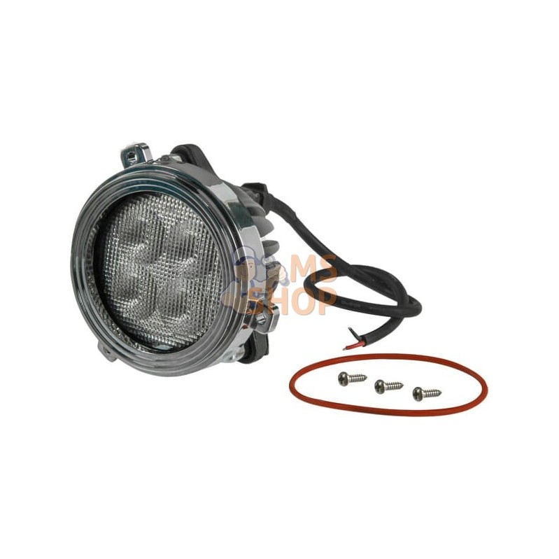 Phare de travail LED, 40 W, 4800 lm, rond, faisceau large, Kramp | KRAMP Phare de travail LED, 40 W, 4800 lm, rond, faisceau lar