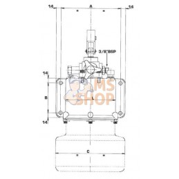 Pied béquille pompe main 3,3 t | KRAMP Pied béquille pompe main 3,3 t | KRAMPPR#599198