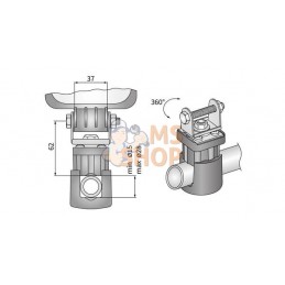 Support phare travail 360° | KRAMP Support phare travail 360° | KRAMPPR#840426