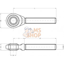 Rotule M30 x 3,5 G. cat. 2 | KRAMP Rotule M30 x 3,5 G. cat. 2 | KRAMPPR#708149