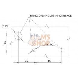 Feu arrière multifonction LED carré, 12-24V, 121x101x56mm, 5-fiches, Kramp | KRAMP Feu arrière multifonction LED carré, 12-24V, 