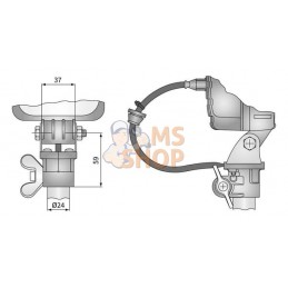 Adaptateur pour collier de tube avec connecteur AMP | KRAMP Adaptateur pour collier de tube avec connecteur AMP | KRAMPPR#840433