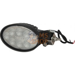 Phare de travail LED, 24 W, 2240 lm, ovale, faisceau large , Kramp | KRAMP Phare de travail LED, 24 W, 2240 lm, ovale, faisceau 